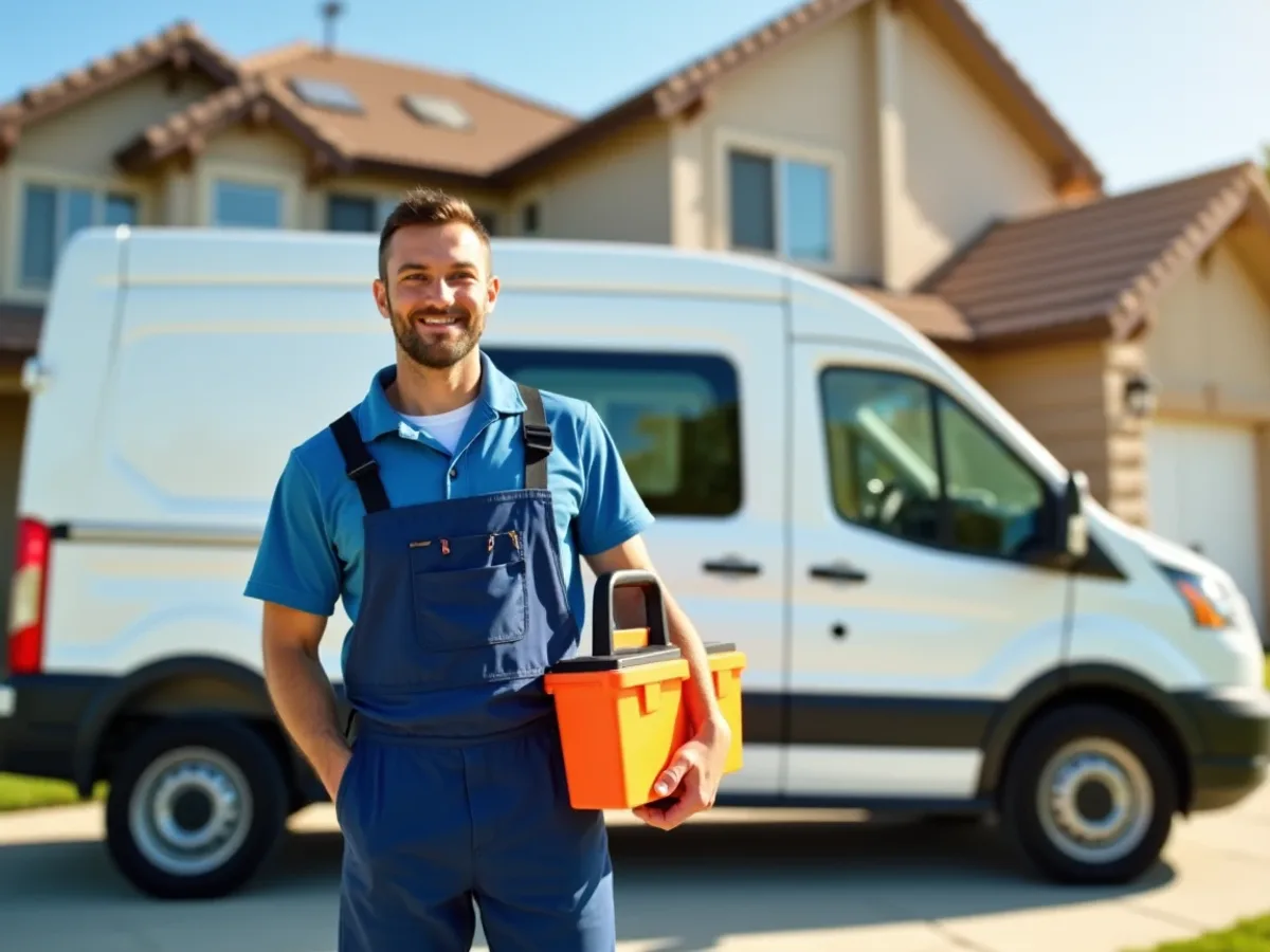 Don's Locksmith mobile service van and technician
