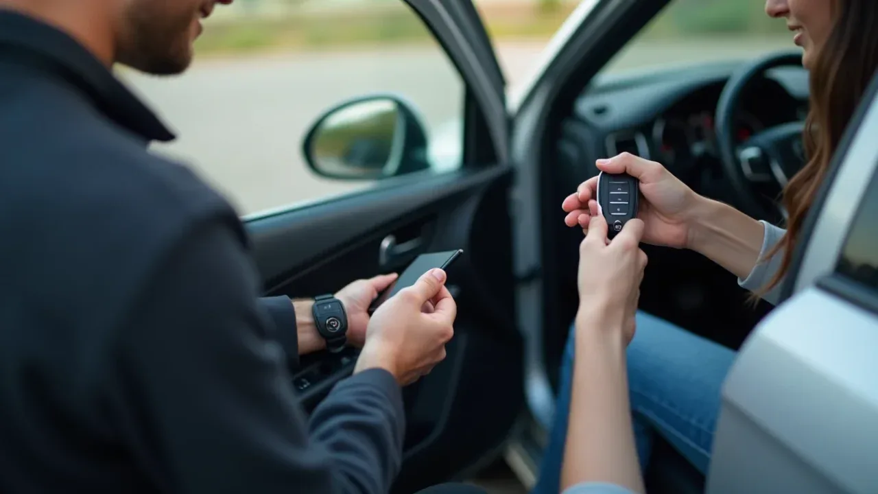 Car Lockout performed by a Don's Locksmith technician