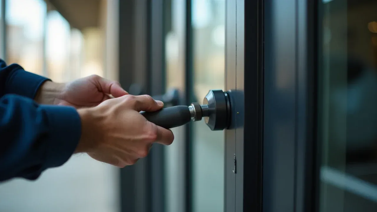 Commercial Door Hardware performed by a Don's Locksmith technician