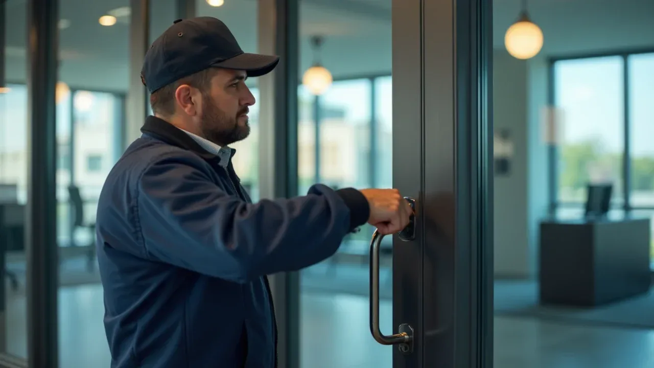Commercial Locksmith performed by a Don's Locksmith technician
