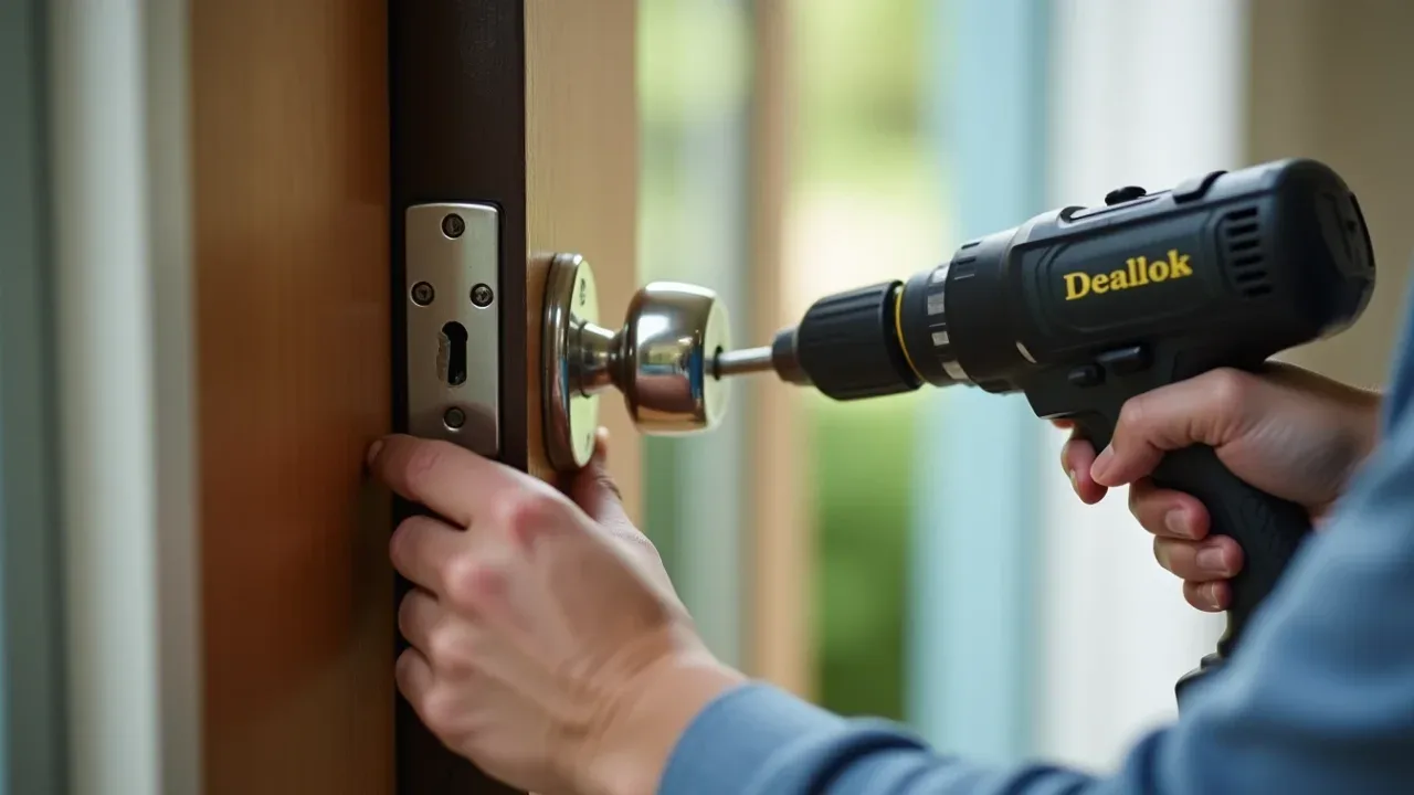 Deadbolt Installation performed by a Don's Locksmith technician