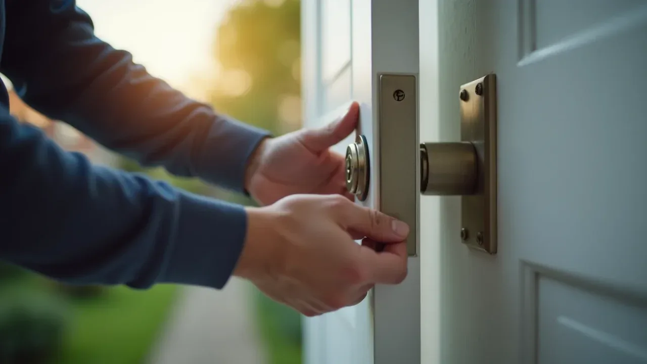 House Lockout performed by a Don's Locksmith technician